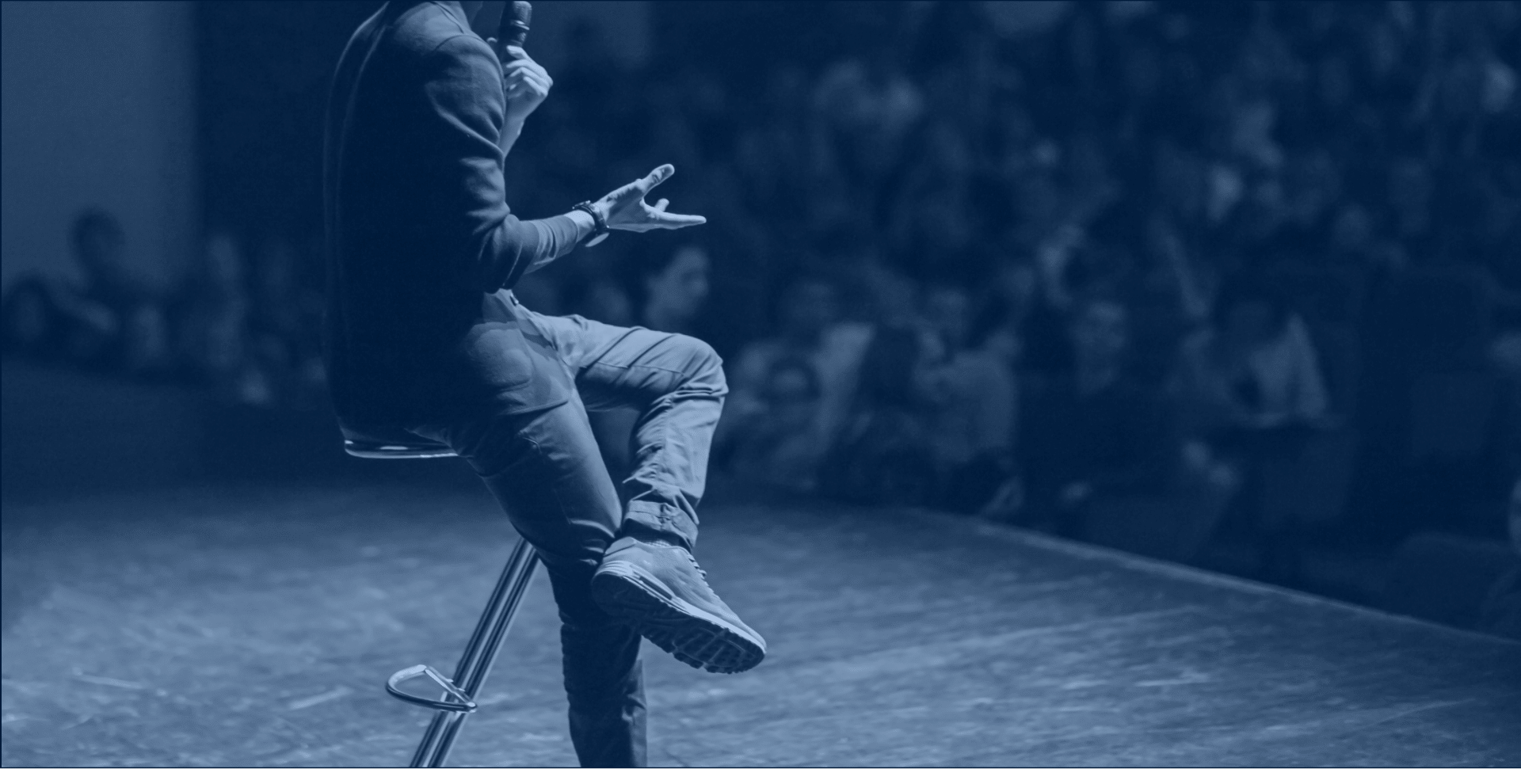 thought leader speaking in front of audience