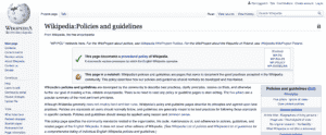 wikipedia website page