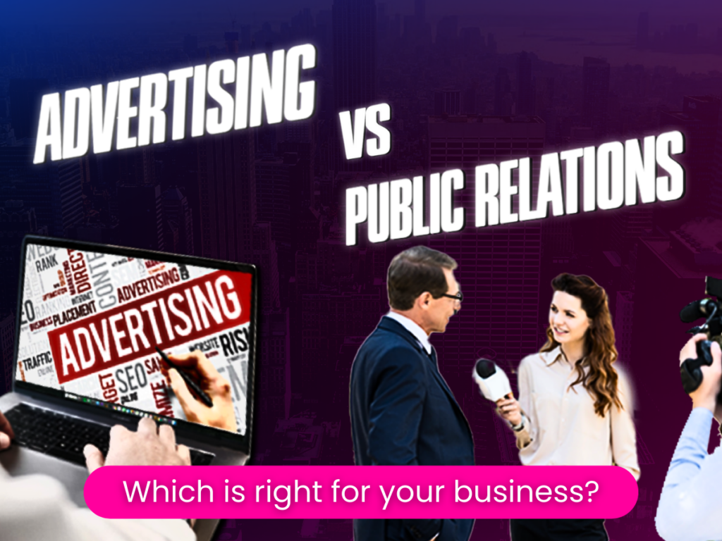between pr and advertising