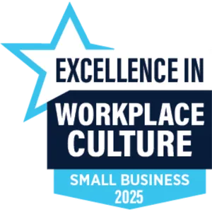 “Excellence in Workplace Culture” Award (2025) from Awards . com 300x300
